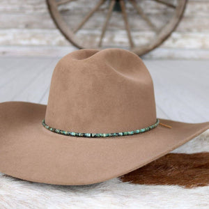 African Turquoise Stone Hat Band - Willow Lane Hat Co.