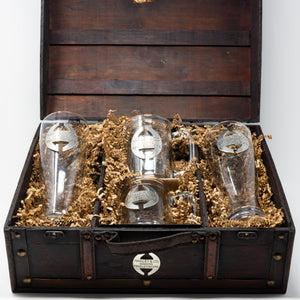 Hamley Beer Chest with Mugs and Pilsner Glassware