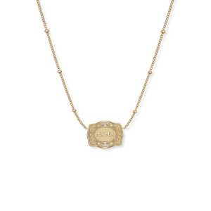 Ultra Mini Mama Buckle Necklace - SpurWest