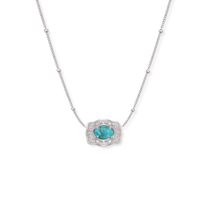 Ultra Mini Belt Buckle Necklace OASIS - SpurWest