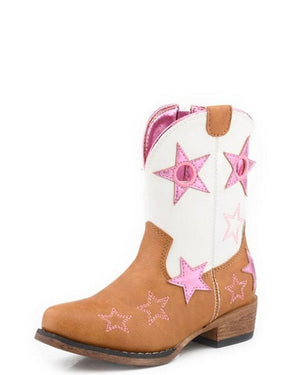 Toddler's Star Rodeo Tan Boots - Roper