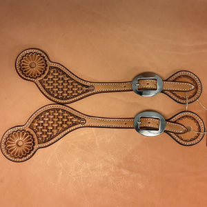 Hamley Basket Weave Spur Straps