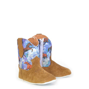 Infant's Bucking Flowers Infant Boots - Tin Haul