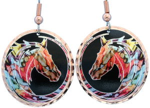 Multi Colored Horse E/R - Lynn Bean