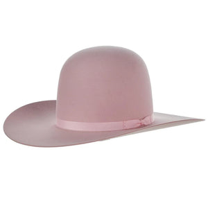 7X Powder Pink Open Crown - W. Alboum Hat Co.
