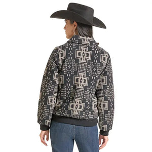Jacquard Bomber Jacket - Panhandle Slim