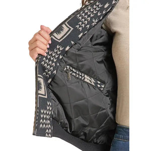 Jacquard Bomber Jacket - Panhandle Slim