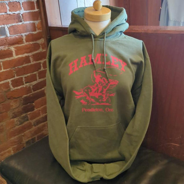 Millitary Green Hamley Hooded Sweatshirt