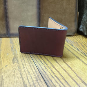 Clip Wallet Mahagony Dye - Hamley Saddle Shop