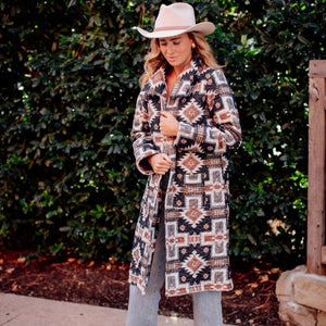 Rhodes Quilted Duster - Ida Mae Home