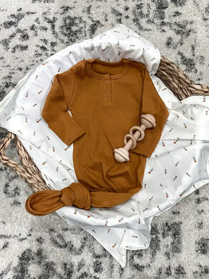 Baby Knotted Gown - Boho + Babe