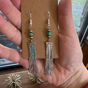 Mini Chic Earrings with Turquoise - The Bijoux Fab