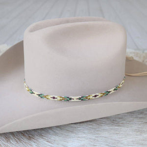Western Beaded Hat Band/Santa Fe -Willow Lane Hat Co.