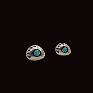Bearclaw w/Turquoise Earrings - MATT925