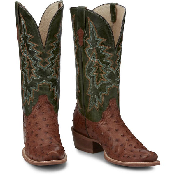 Men's Rylen Brandy Green Ostrich Boot - Tony Lama