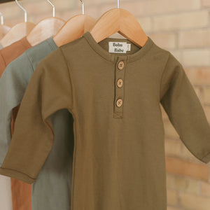 Baby Button Romper - Boho + Babe