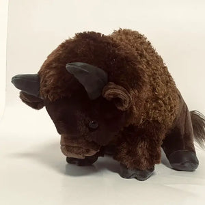 Brown Buffalo Plush Toy - Farm Pals
