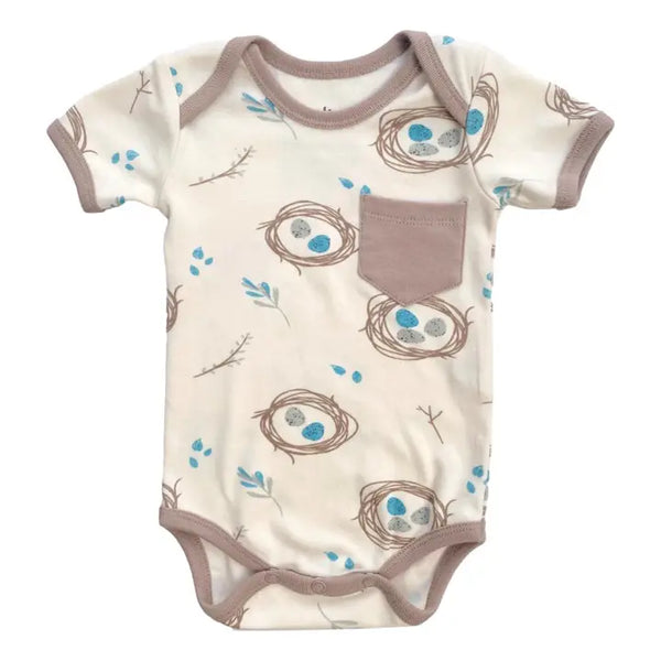 Organic Cotton Bodysuit -Quail Nest