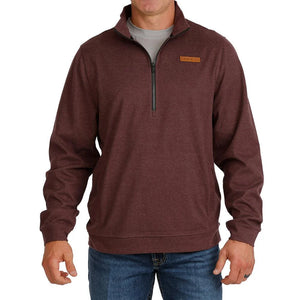 Men's Purple 1/4 Zip Pullover - Cinch