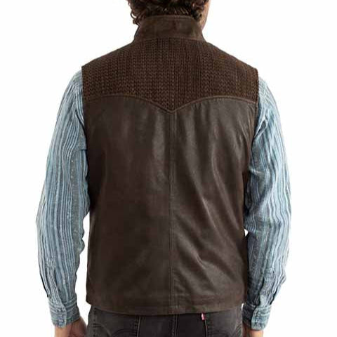 Men's Quilted Yoke Vest - Scully