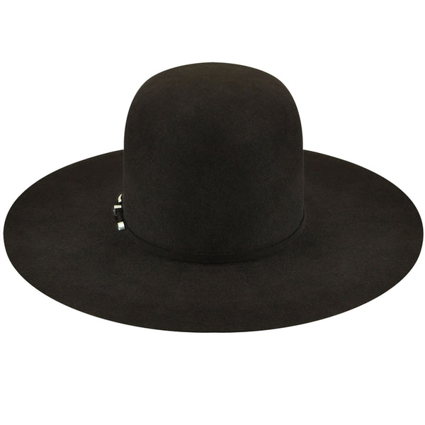 20X Stellar Open Crown Chocolate Felt Hat- Bailey Hats