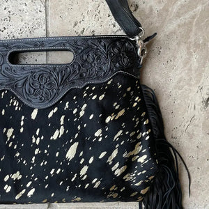 The Maggie With Fringe Handbag - Boho Ranch