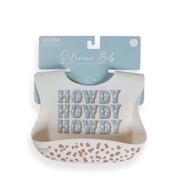 Silicone Bib Howdy Partner - JuJuBe