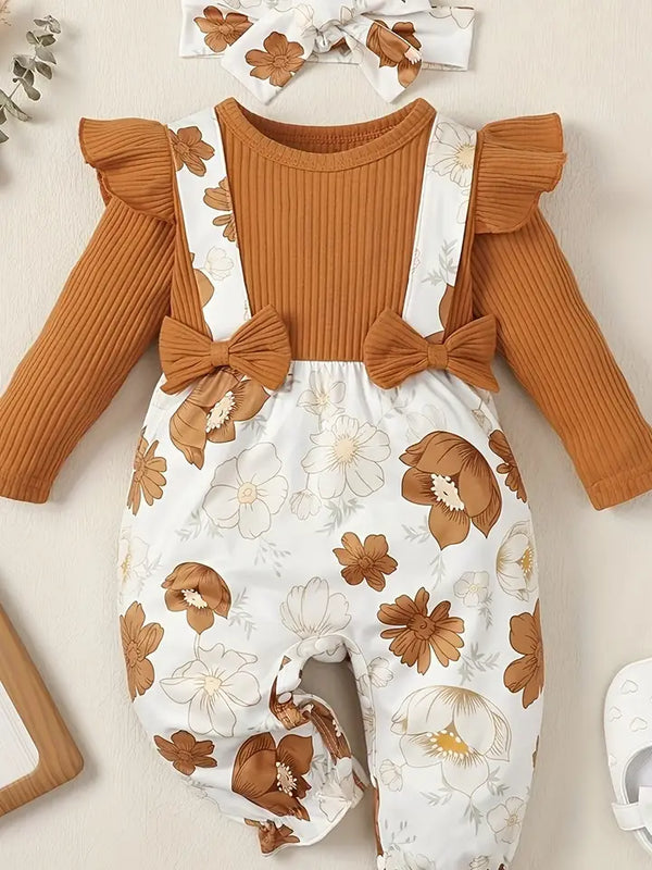 Baby Girl Floral Bodysuit