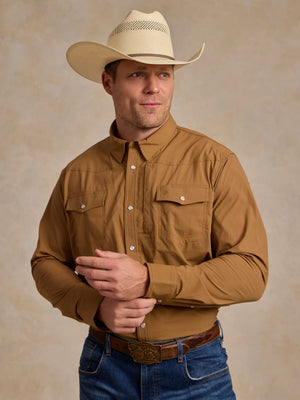 MEN'S PECAN RANGETEK WESTERN GUIDE SNAP SHIRT - Schaefer Outfitter