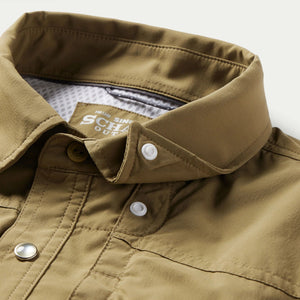 MEN'S OLIVE RANGETEK WESTERN GUIDE SNAP SHIRT - Schaefer Outfitter