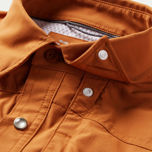 MEN'S RUST RANGETEK WESTERN GUIDE SNAP SHIRT - Schaefer Outfitter