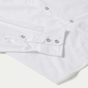 MEN'S WHITE RANGETEK WESTERN GUIDE SNAP SHIRT - Schaefer Outfitter