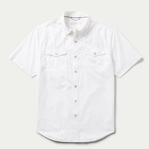 MEN'S WHITE RANGETEK WESTERN GUIDE SNAP SHIRT - Schaefer Outfitter