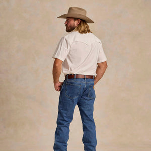 MEN'S WHITE RANGETEK WESTERN GUIDE SNAP SHIRT - Schaefer Outfitter