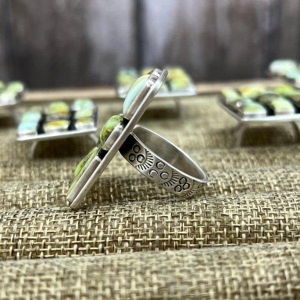 Palomino Turquoise Ring - Nizhoni Traders LLC