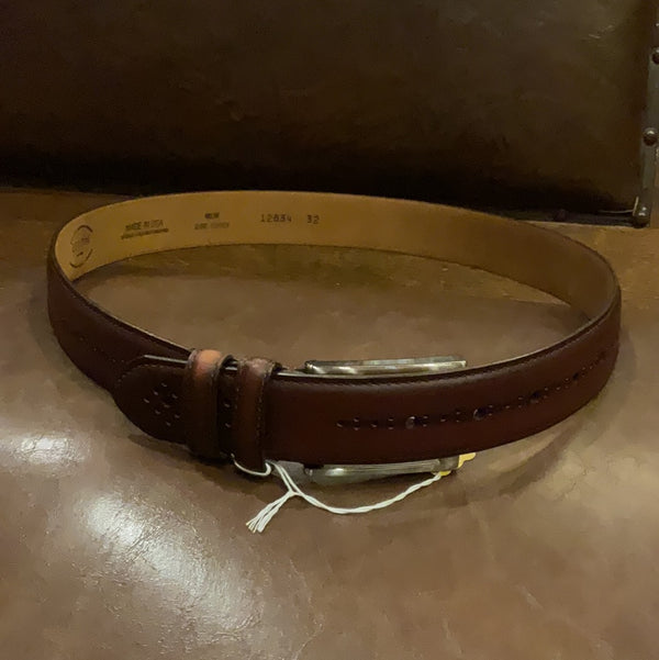 Chancellor Brown Belt - Vintage Bison