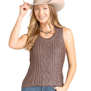 Women's Sweater Knit Tank  - Panhandle