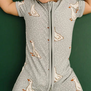 Classic Goose Short Romper - Little One Shop