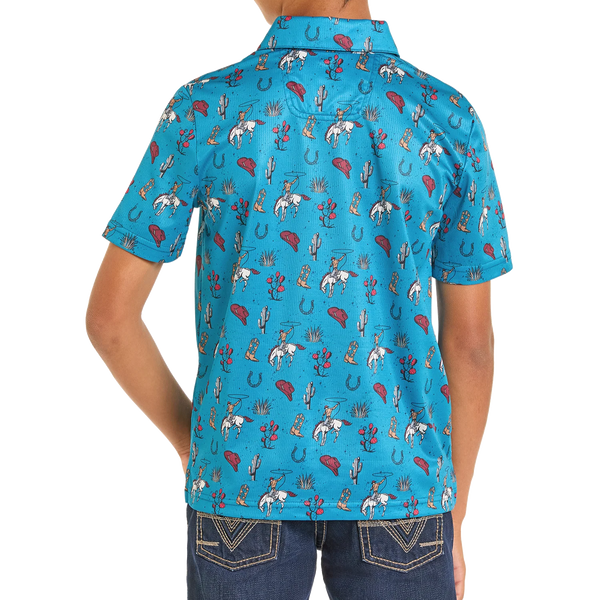 Boy's Conversational Polo -Rock & Roll