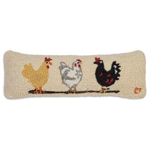 Three Hens Lumbar Pillow - Chandler 4 Corners