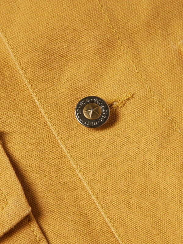 Suntan Ranger Brush Jacket Close up button