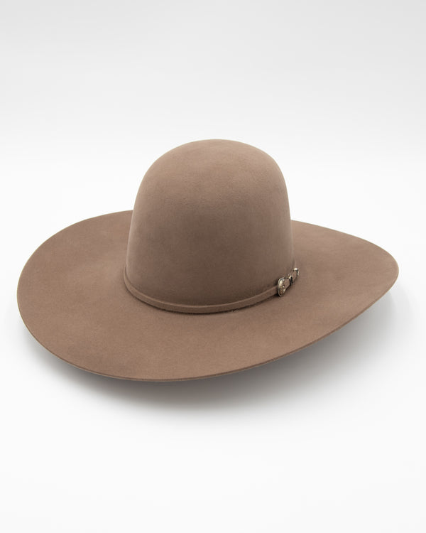 30X Tan Belly Open Crown Hat - Rodeo King