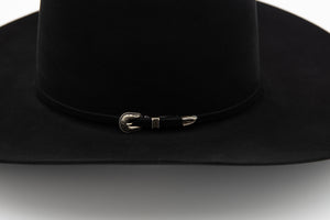 30X Black Open Crown Hat - Rodeo King