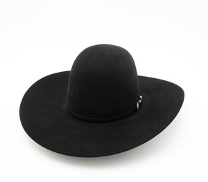 30X Black Open Crown Hat - Rodeo King