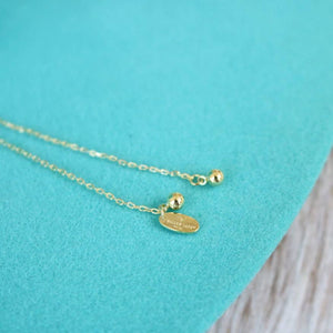 14K Gold Plated Horseshoe Chain Hat Band