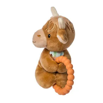 Hetty Highland Cow Teether Rattle - Mary Meyer
