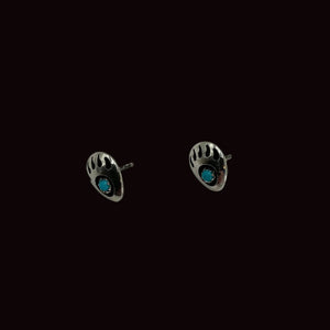 Bearclaw w/Turquoise Earrings - MATT925