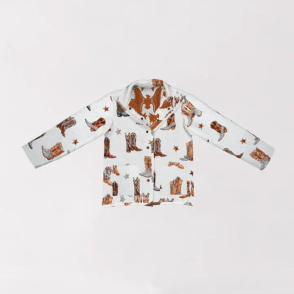 Hook Em Thunderbird Boot Quilted Snap Jacket - Ida Mae Home