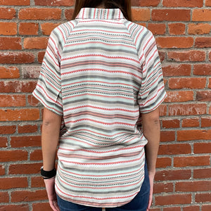 Women's Stripe Boyfriend Fit Shirt - Cruel Girl