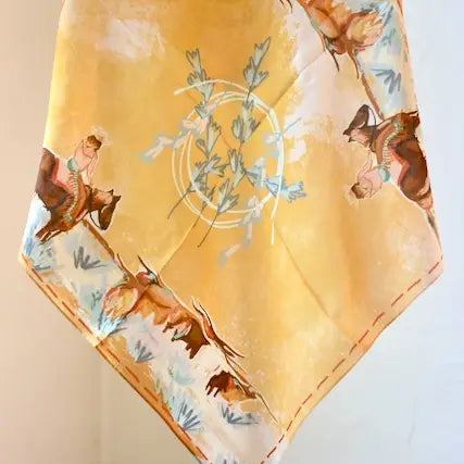 Western Wild Rag Scarf - Tirzah Lane Art